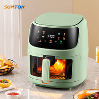 SUNTON usine de gros ménage appareil de cuisine restaurant commercial blanc grande capacité panier 5 litres four friteuse à air