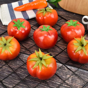 Tomates Artificiales <span class=keywords><strong>de</strong></span> Espuma Realistas para Decoración <span class=keywords><strong>de</strong></span> Cocina y Hogar, Artículos para Fiestas, Accesorios para Fotos - Product Image 5