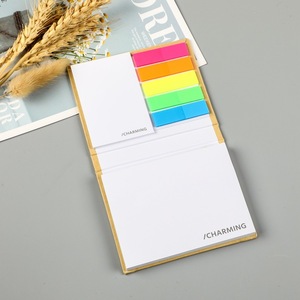 Customizable combination <b>sticky</b> <b>notes</b> notebook, simple <b>sticky</b> <b>note</b> paper, multi-use stickers, customizable logo. - Product Image 4