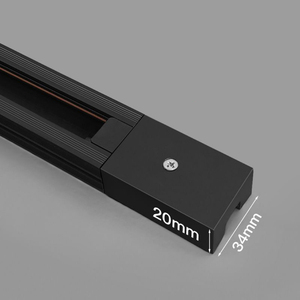 Sistema de iluminación de riel LED de 2 cables personalizado riel moderno de aluminio montado en superficie para el hogar Museo Galería de Arte iluminación de la tienda - Product Image 1