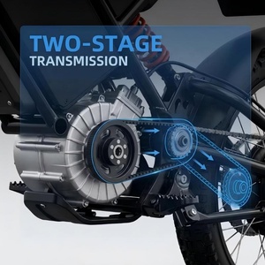 Nouvelle Moto Tout-Terrain Électrique Sans Balais 48V 3600W Sportive à Deux Roues 50km/h avec Batterie au Lithium 48V 24Ah Offrant une Autonomie Élevée - Product Image 4
