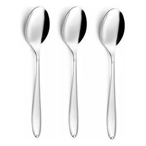 Lot de 3 cuillères de table en acier inoxydable (22 cm) KAPPA Chrome poli CVLX40C3 - Product Image 1