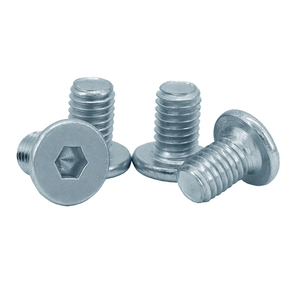 Tornillos <span class=keywords><strong>Allen</strong></span> de Cabeza Ultrafina con Recubrimiento de Zinc Grado 10.9, M4 M5 M6 M8, Fabricantes de Fijaciones de Perfil Bajo - Product Image 1