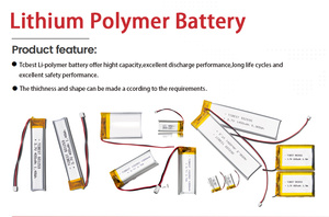 Directo de fábrica Good Lipo 502025 200mAh 3,7 V Batería de polímero de litio para auriculares inalámbricos GPS <span class=keywords><strong>Walkman</strong></span> - Product Image 4