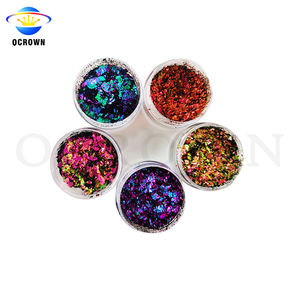 Magic rainbow-polvo de resina para uñas, escamas de polvo con purpurina, camaleón, multicolor - Product Image 2