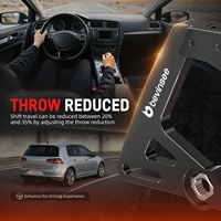 Kit de levier de vitesses court BEVINSEE 2.0TFSI pour Seat Cupra Leon 1M 1P 5F pour Skoda Octavia 1Z 5E NX