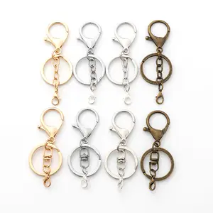 Wholesale Gold Keyholder Metal and Alloy Keychain with Lobster Clasp Includes Key Chain Hook and Key Ring