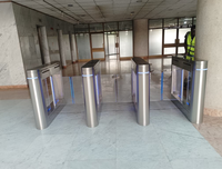Barrière pivotante automatique intelligente en acier inoxydable, système de contrôle d'accès de sécurité avec reconnaissance faciale RFID