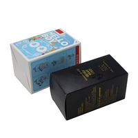 Boîte en carton personnalisée avec impression couleur intégrale de dessins animés, finition mate, pour jouets de construction pour enfants, avec logo personnalisé