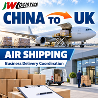 Agent de transport aérien Chine-Royaume-Uni, services logistiques de transitaire pour entreprises, coordination de réception, expédition DDP