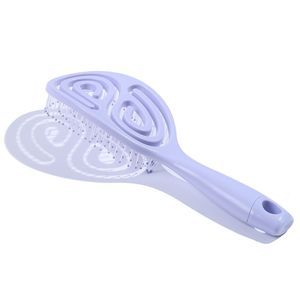 Peignes et brosses à cheveux secs et humides pour hommes et femmes, en plastique et en nylon, avec logo personnalisé, très vendus - Product Image 4