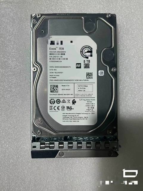 Hot Sale Original Internal for 3.5in 8TB 7.2K RPM SATA 3.0 12Gbps Metal Server Hard Disk Drive