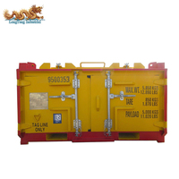 DNV 2.7 ou ISO 10855 Boîte à outils conteneur offshore en acier corten standard de 6 pieds à vendre