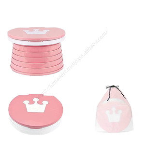 Asiento de entrenamiento para ir al baño para bebés, de plástico, portátil, plegable, para niños - Product Image 5