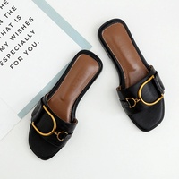 Sandales d'été antidérapantes en cuir à enfiler pour femme, nouvelle collection 2025, sexy, de luxe, à imprimés animaliers, avec nœud et bout carré, pour la plage et l'extérieur