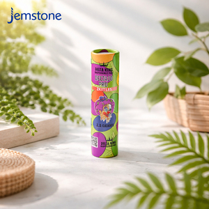 Customized Eco-Friendly Smoking Accessories Kraft Cardboard Tube <b>Box</b> <b>Rolled</b> Edge Paper Tube Essential Oil Cylinder Packaging - Product Image 1