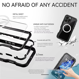 Gscase Thể Thao Ngoài Trời Chống Sốc Chống Bụi Thể Thao Ngoài Trời Điện Thoại Chống Thấm Nước Trường Hợp Đối Với iPhone 16 Pro Max 15 Promax 14 Pro Max 13 - Product Image 6