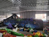 12*12M/39 * 39ft Halloween vacances maison hantée gonflable labyrinthe adulte fou Horrible labyrinthe gonflable hanté à vendre