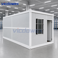 Casa Contenedor Modular Prefabricada de Madera Tipo Z, Plegable, Resistente a Terremotos, para Oficina, Campamento de Trabajadores, Almacén