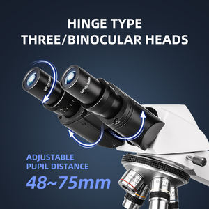 Microscopios biológicos binoculares de Venta caliente Murzider para laboratorios en instituciones médicas de salud universidades - Product Image 3