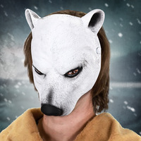 Masque d'animal 3D en mousse PU pour fête de Mardi Gras, Halloween, carnaval, ours polaire, DIY, Wish AliExpress