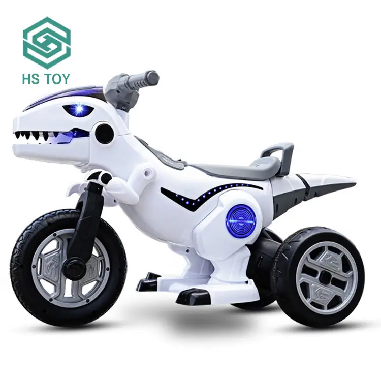 HS-bicicleta eléctrica multifuncional de 12V para niños, vehículo de juguete con diseño de animales para conducir