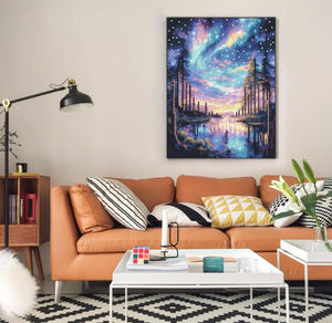 Beautiful Aurora Landscapes 5d <span class=keywords><strong>Diamond</strong></span> <span class=keywords><strong>Painting</strong></span> Kit <span class=keywords><strong>Diamond</strong></span> Art <span class=keywords><strong>Painting</strong></span> pour adultes Peinture par numéros - Product Image 3