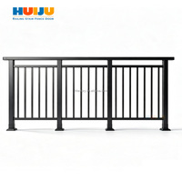 Portail et clôture de jardin en aluminium HJ, style moderne simple, garde-corps en aluminium pour la décoration de la maison