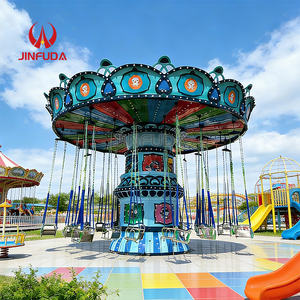 Silla Voladora Azul de <span class=keywords><strong>Cuento</strong></span> de Hadas para 24 Personas, Atracción de Parque de Diversiones al Aire Libre, Columpio Giratorio en Venta - Product Image 4