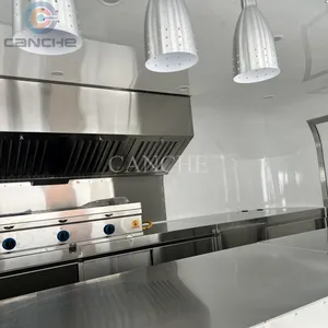 Remolque de Comida Móvil de Aluminio y Acero Inoxidable con Equipamiento de Cocina, Quiosco de Comida - Product Image 6