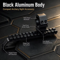 Stabilisateur de tir à l'arc HT, amortisseur de vibrations, barre d'équilibrage en alliage d'aluminium, accessoire pour arcs composés et classiques, tir en plein air