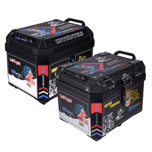 Baúl trasero impermeable desmontable de 36L para motocicleta, caja de almacenamiento trasera con cerradura para scooter eléctrico, venta al por mayor. - Product Image 4
