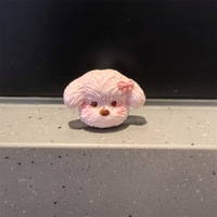 Femmes Position supérieure dessin animé mignon Animal chien chat pop-corn coeur forme résine chaussures breloques grotte chaussures accessoires décoratifs