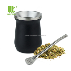 Grupo 8oz Taza <span class=keywords><strong>de</strong></span> <span class=keywords><strong>Yerba</strong></span> <span class=keywords><strong>Mate</strong></span> <span class=keywords><strong>de</strong></span> acero inoxidable con aislamiento al vacío <span class=keywords><strong>de</strong></span> doble pared Logotipo <span class=keywords><strong>de</strong></span> diseño único Vasos <span class=keywords><strong>de</strong></span> mercado amplio Verter para adultos - Product Image 3