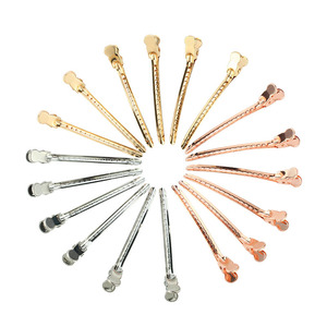 Pinces métalliques multi-usages pour la <span class=keywords><strong>coiffure</strong></span> en salon : séparation, fixation, coloration, permanente et ondulations - Product Image 1