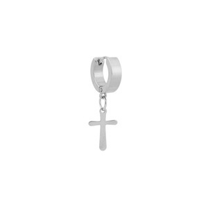 2026 Simple Design Cross Drop <b>Earrings</b> Light Luxury Hip Hop Style Unisex's Silver Plated <b>Earrings</b> Fashion Jewelry Wholesale - Product Image 6