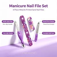 Kit de manucure et pédicure portable, ensemble d'outils professionnels pour l'entretien des ongles, pour les soins de beauté personnels et l'utilisation en salon
