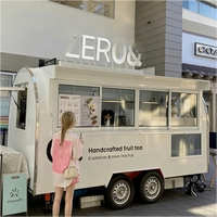 Camión de Comida Personalizado, Carrito de Helados y Café, Remolque de Autobús Eléctrico de Dos Pisos, Autobús de Comida Personalizado en Venta