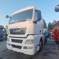 Pour TGS 18.460, retardateur d'occasion, 6x4, automatique, conduite à gauche, diesel, sièges en cuir, suspension pneumatique, siège conducteur