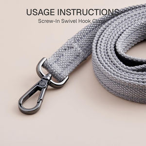 Mousqueton pivotant à visser en alliage de zinc pour sacs à main, sacs à dos, accessoires de <span class=keywords><strong>maroquinerie</strong></span> OEM ODM avec logo personnalisé - Product Image 6