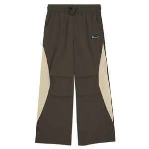 Pantalones anchos de mezcla de algodón de peso pesado con bloques de color, estilo casual y tela ultracómoda. - Product Image 3