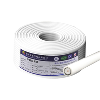 OEM, venta al por mayor, conductor sólido de PVC, 75 ohmios, Cable de vídeo coaxial digital flexible para sistemas satelitales/CCTV