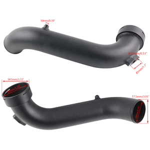 Kit de Tubería de Admisión de Turbocompresor de Alto Rendimiento para N55 135i 335i XDrive 2011-2012, Actualización de Entrada AIM002-BK - Product Image 4