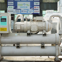 Système de chauffage et de refroidissement industriel d'occasion à source d'eau 175KW, climatiseur central commercial pour usine