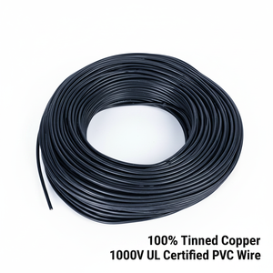 Câble électrique UL10269 12AWG 3,3 mm² en PVC 1000V haute tension pour connexion d'onduleur et câblage de panneau de commande industriel - Product Image 1