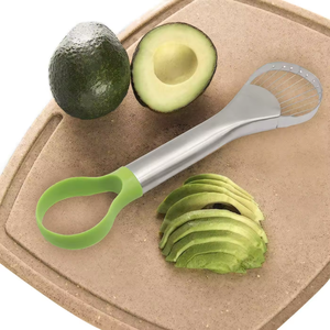 Cortador de Aguacates 2 en 1 de Acero Inoxidable, Removedor de Semillas, Rebanador de Frutas, Utensilio de Cocina, Venta al Por Mayor - Product Image 5