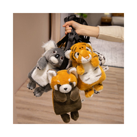 Vente en gros de sac tigre en peluche sac à bandoulière en peluche pour enfants cadeau peluche panda koala renard sac à dos poupée enfants