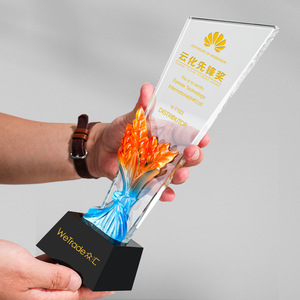 Trofeo de Cristal con Grabado Láser, Regalo Empresarial Duradero para Premios de Reuniones Anuales - Product Image 4