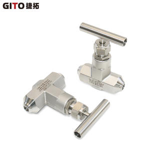 Vanne à aiguille forgée NF en acier inoxydable SS316L, haute température, haute pression 6000 PSI, monobloc pour gaz, huile, eau, applications pneumatiques - Product Image 5