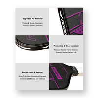 Ruban de protection pour les bords de raquettes de sport, protection de cadre de pagaie, protection de bord de raquette de pickleball, vente chaude